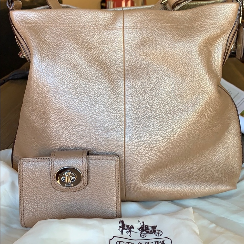Coach Penelope Hobo and matching wallet